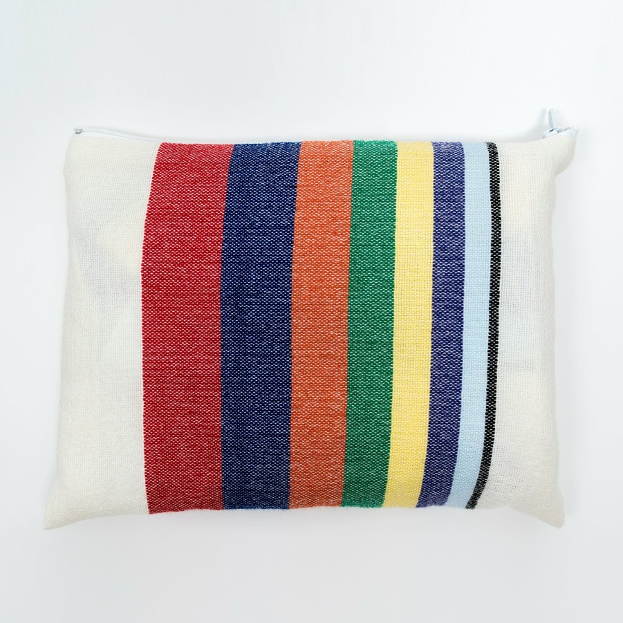 Gabrieli Tallits * | Gabrieli Tallit Gabrieli Tallits Esther Wool Tallit Rainbow Stripes