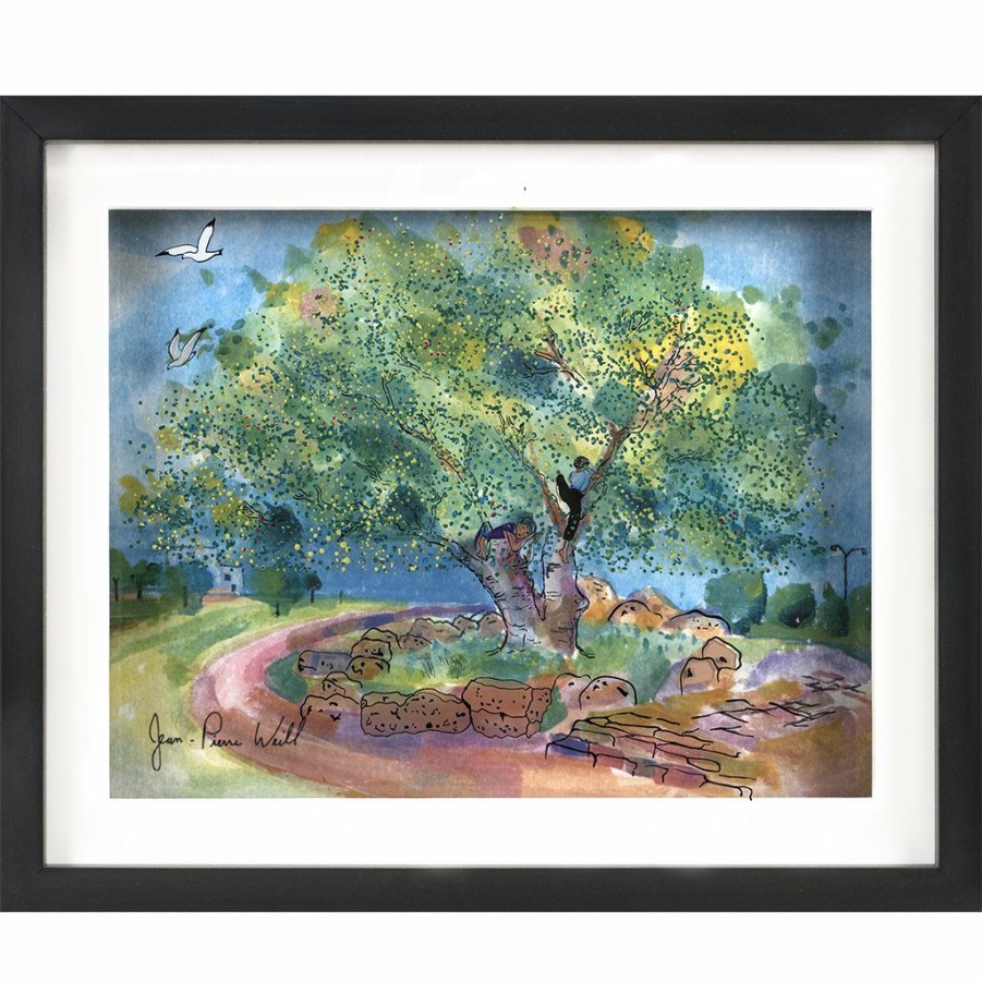 Art & Judaica * | Jean-Pierre Weill Lone Oak Tree Petite Art & Judaica