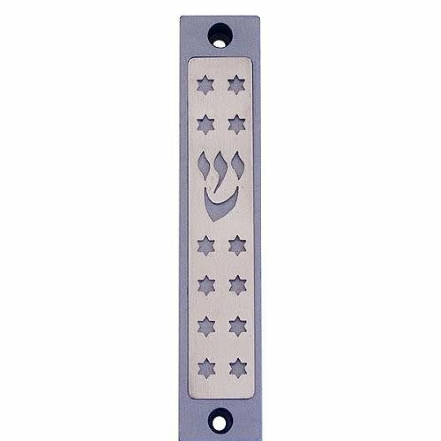 Art & Judaica * | Agayof Stars Series Mezuzah Art & Judaica