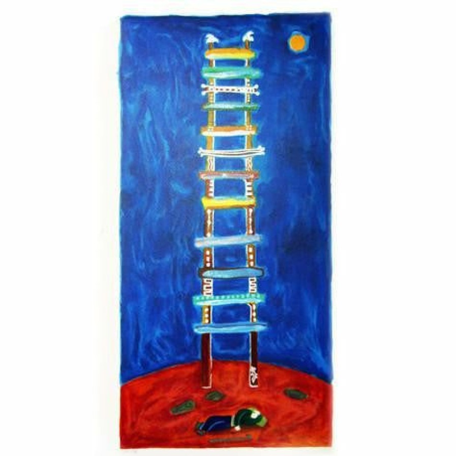 Art & Judaica * | Morris Dahan Art & Judaica Jacob Ladder Old