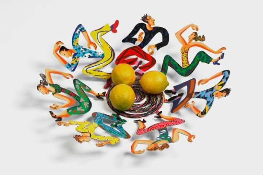 Art & Judaica * | D. Gerstein Disco Fruit Bowl