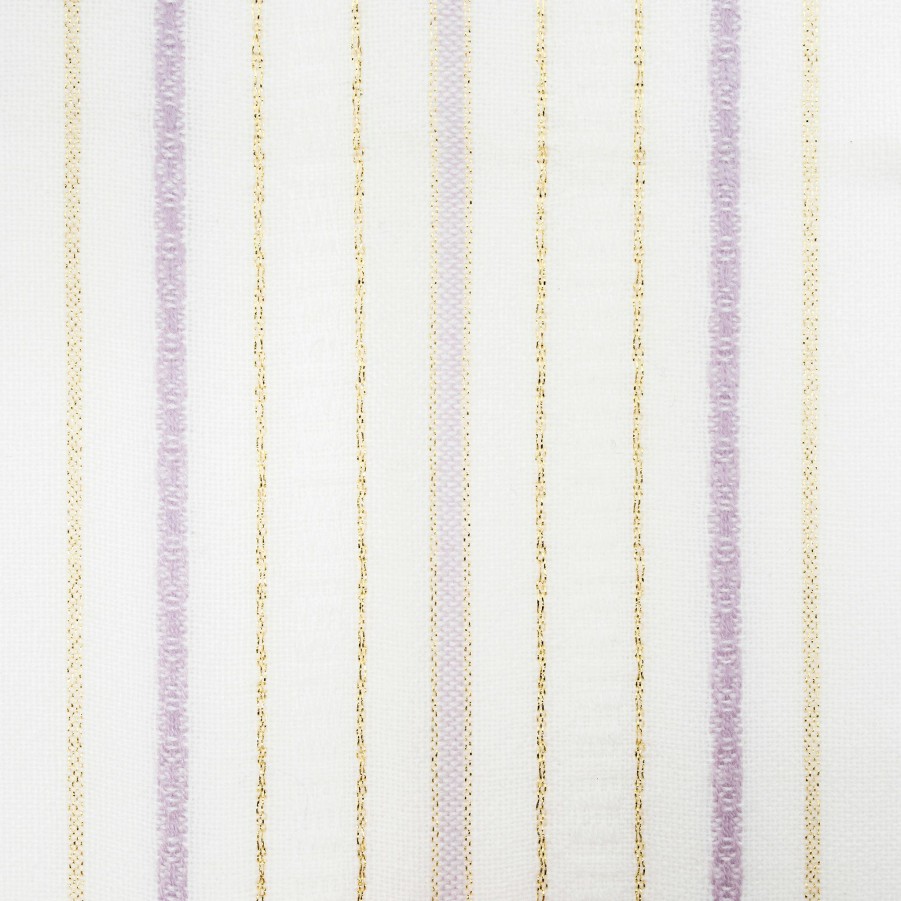 Home & Special Occasions * | Gabrieli Tablecloths Classic Design Lilach Purple With Gold On White Home & Special Occasions