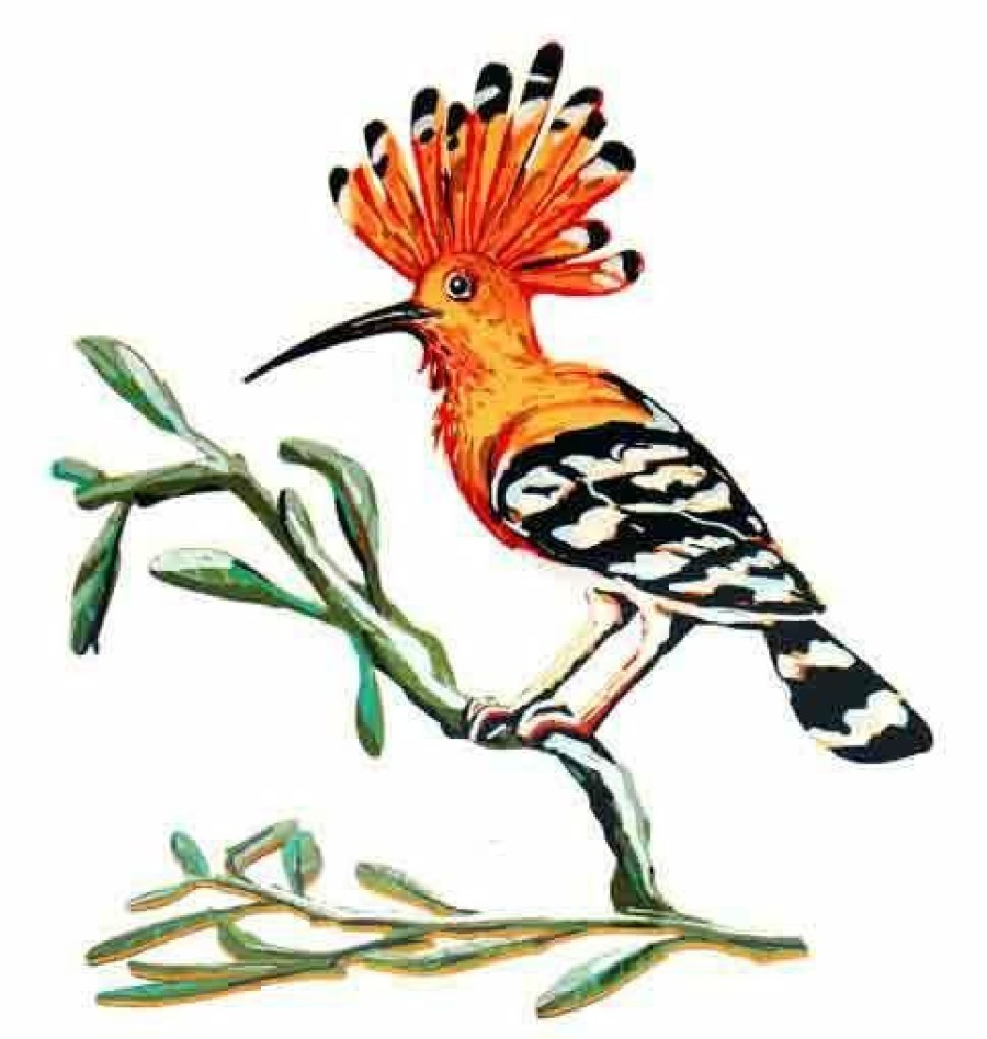 Art & Judaica * | D. Gerstein Art & Judaica Hoopoe Bird