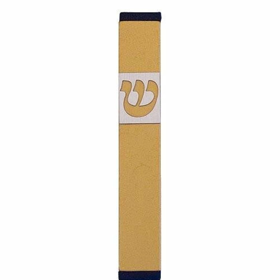 Art & Judaica * | Agayof Art & Judaica Traditional Shin Mezuzah S