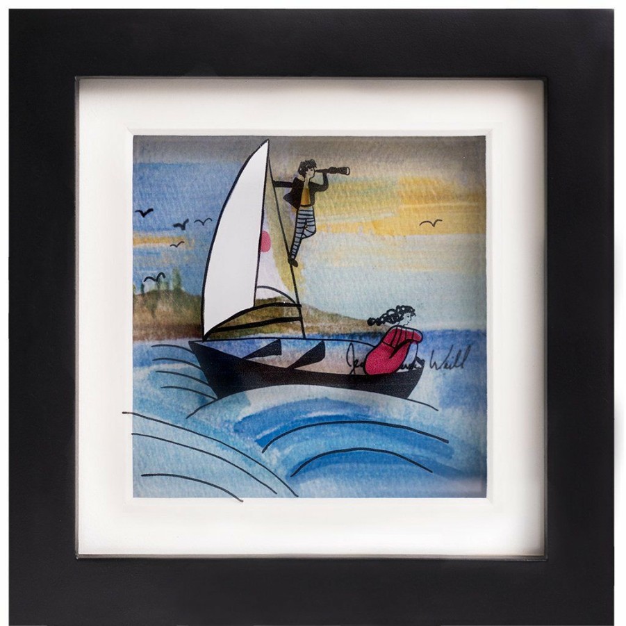 Art & Judaica * | Jean-Pierre Weill Sailing Mini Art & Judaica