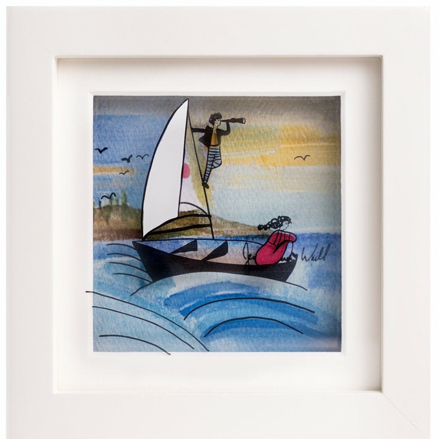 Art & Judaica * | Jean-Pierre Weill Sailing Mini Art & Judaica