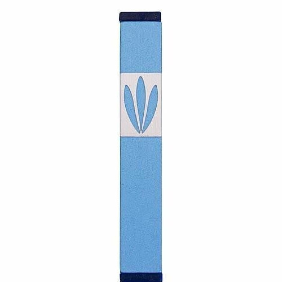 Art & Judaica * | Agayof Art & Judaica Leaves Shin Mezuzah S