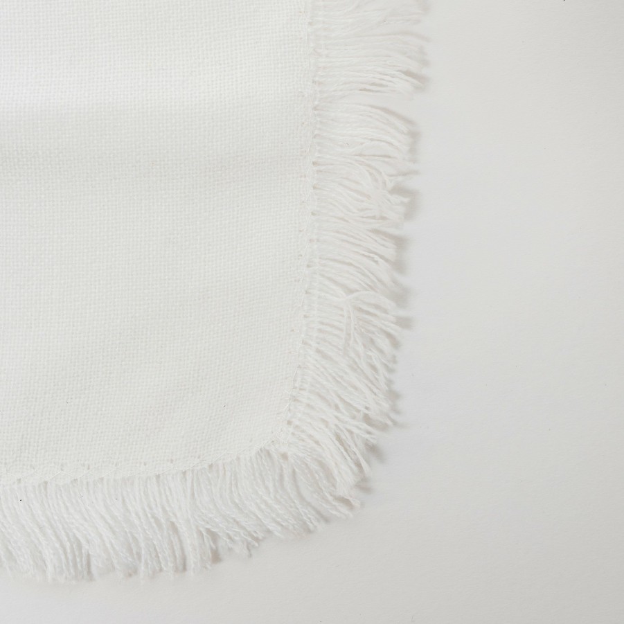 Home & Special Occasions * | Gabrieli Tablecloths Minimal Design Bordeaux And Silver On White