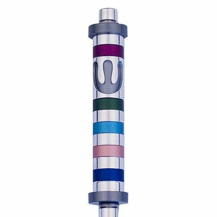 Art & Judaica * | Agayof Art & Judaica Stripes Mezuzah S