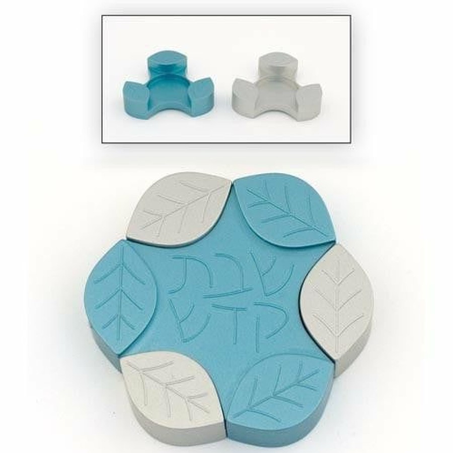 Art & Judaica * | Agayof Leaves Candle Holders S