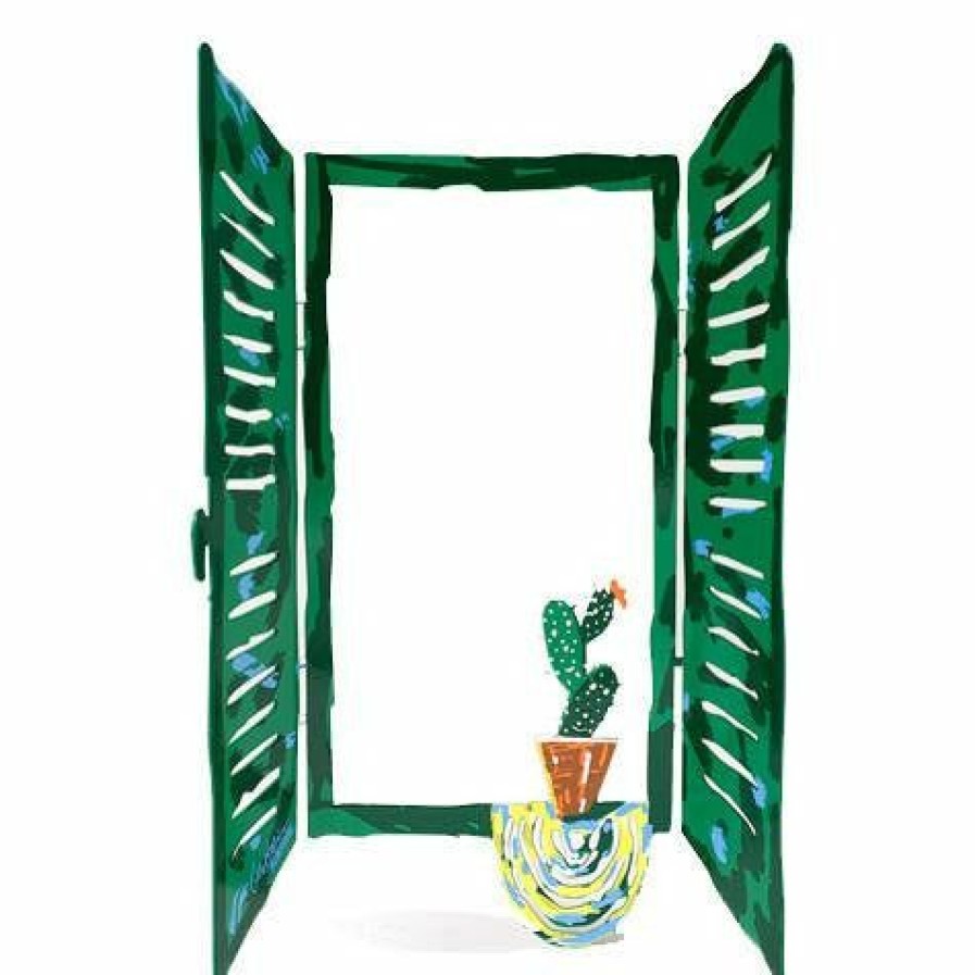 Art & Judaica * | D. Gerstein Cactus Window Art & Judaica