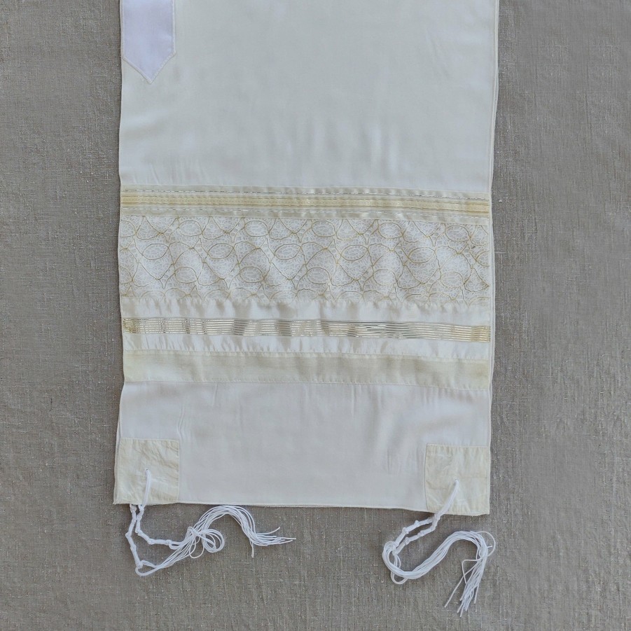 Elegant Gabrieli * | Gabrieli Tallit Lady Gabrieli Viscose Tallit Gold Gabrieli Tallits