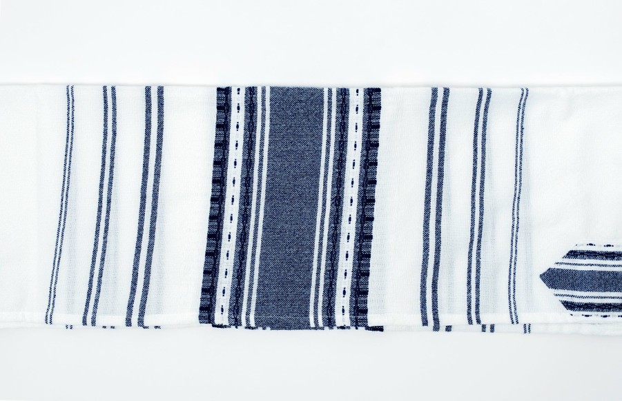 Gabrieli Tallits * | Gabrieli Tallit Gabrieli Tallits Samuel Wool Tallit Blue