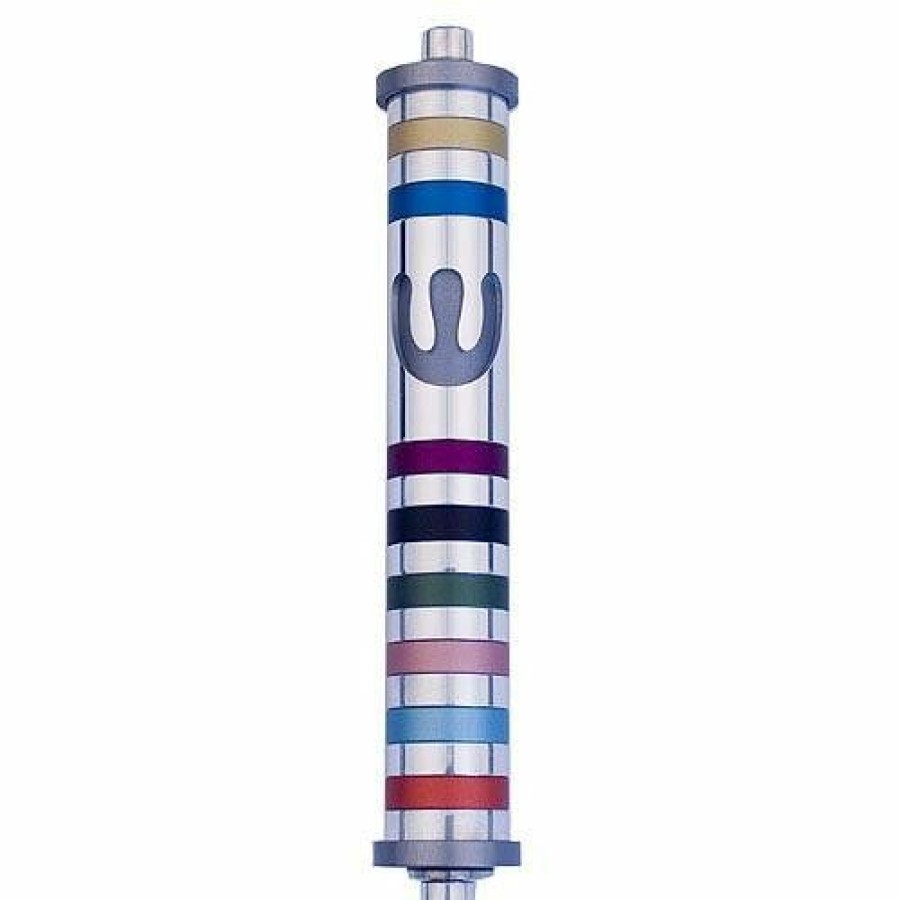 Art & Judaica * | Agayof Stripes Mezuzah M Art & Judaica