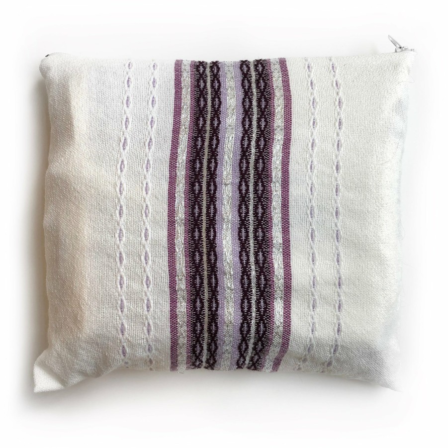 Gabrieli Tallits * | Gabrieli Tallit Gabrieli Tallits Gabrieli Premium Wool Tallit Purples & Silver