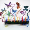 Art & Judaica * | D. Gerstein Art & Judaica Butterflies Menorah By Gerstein